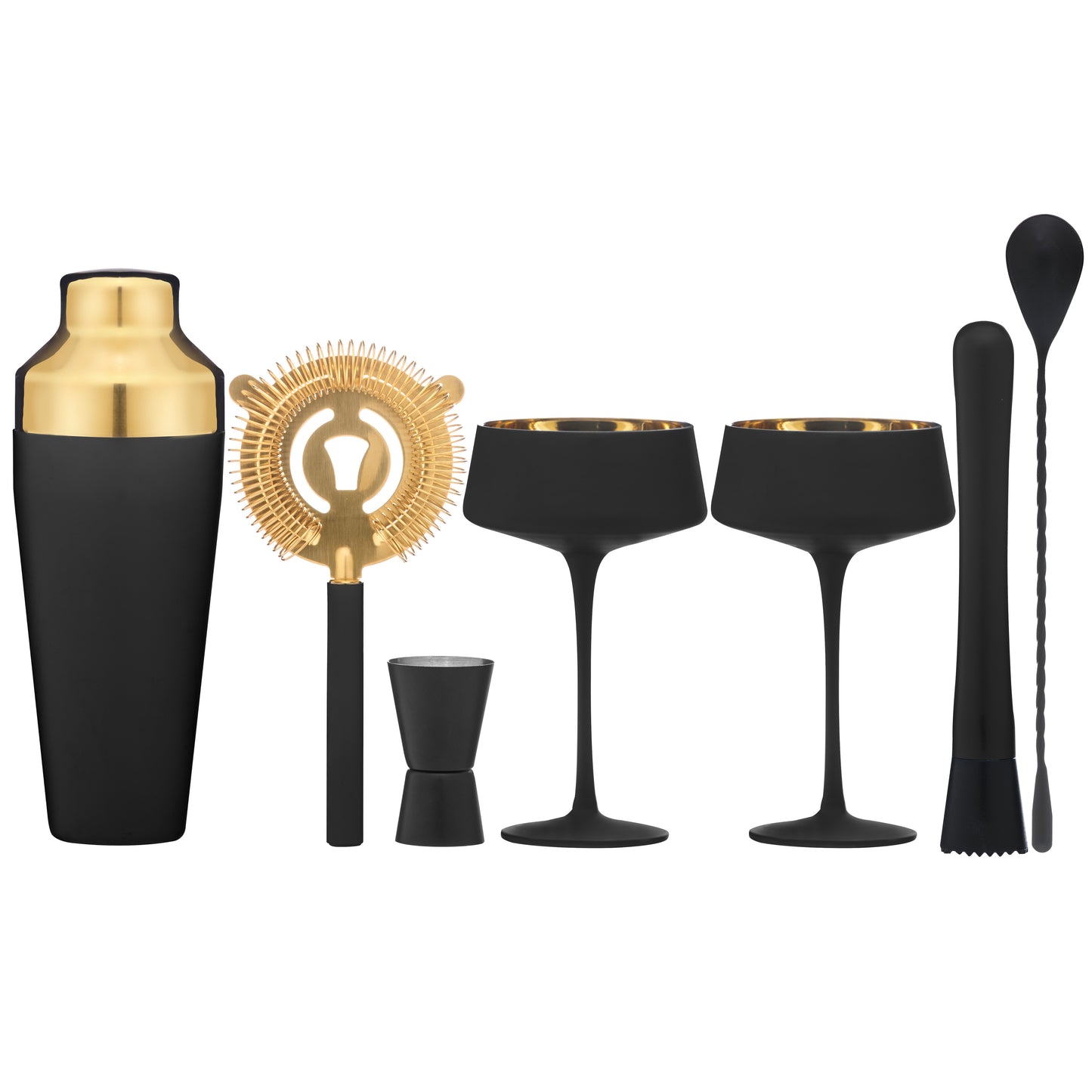 Tiffany Black Cocktail Set