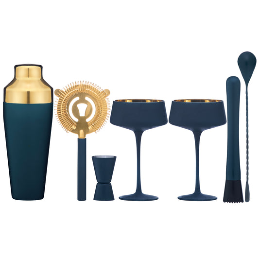 Tiffany Teal Cocktail Set