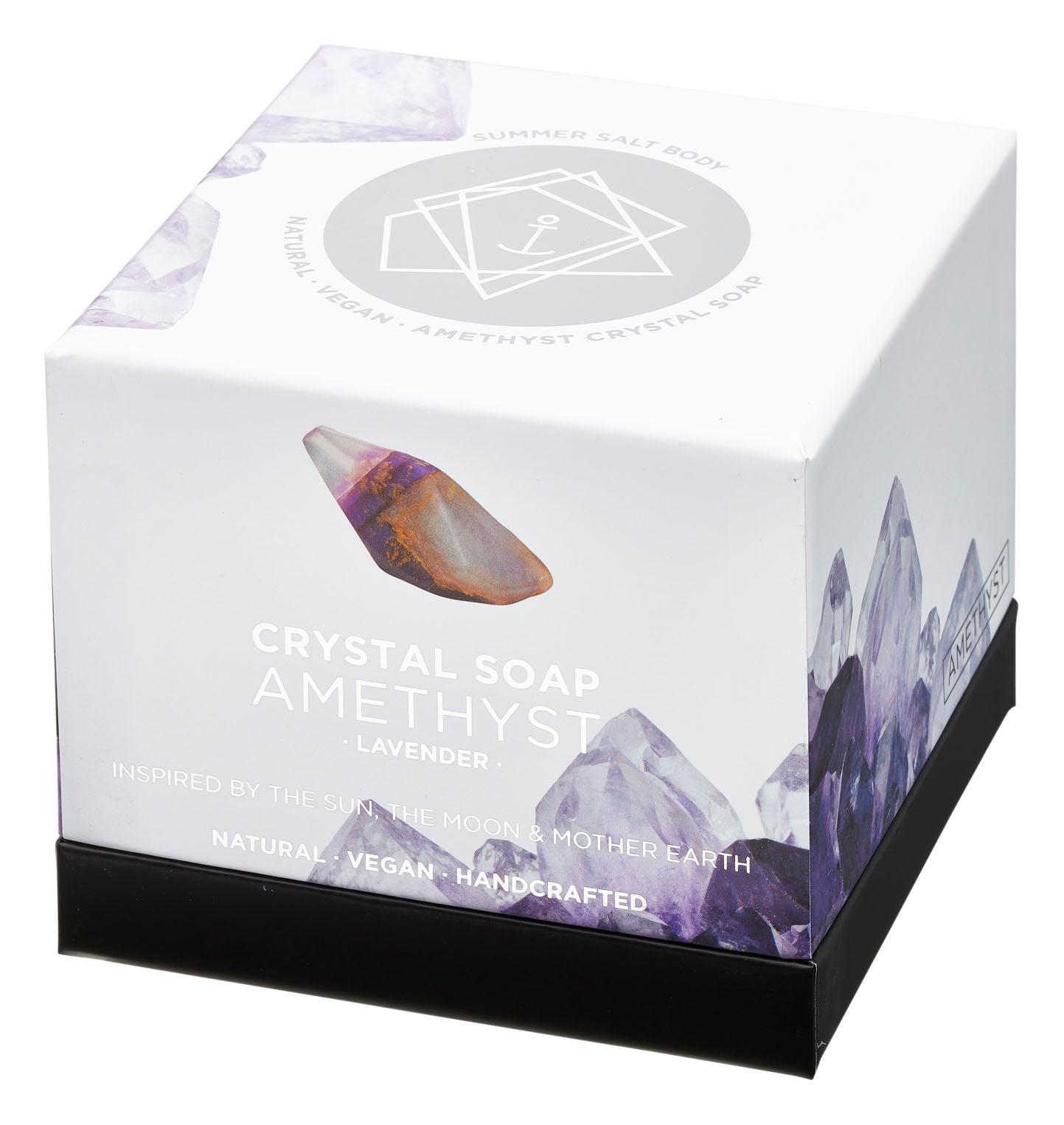 Summer Salt Crystal Soap - Amethyst