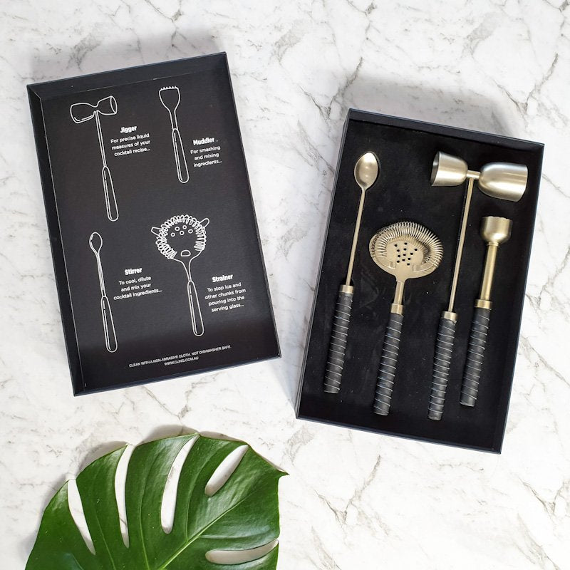 Brass Cocktail Kit