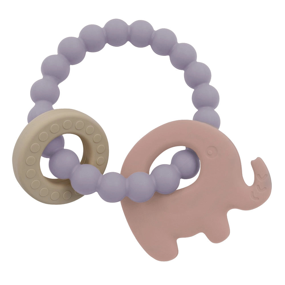 Silicone Elephant Teether - Assorted Colours