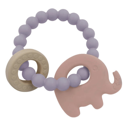 Silicone Elephant Teether - Assorted Colours