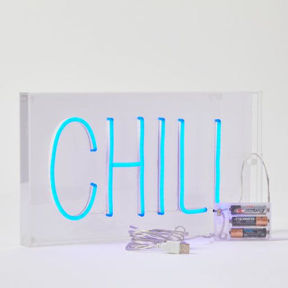 CHILL LED Neon Light